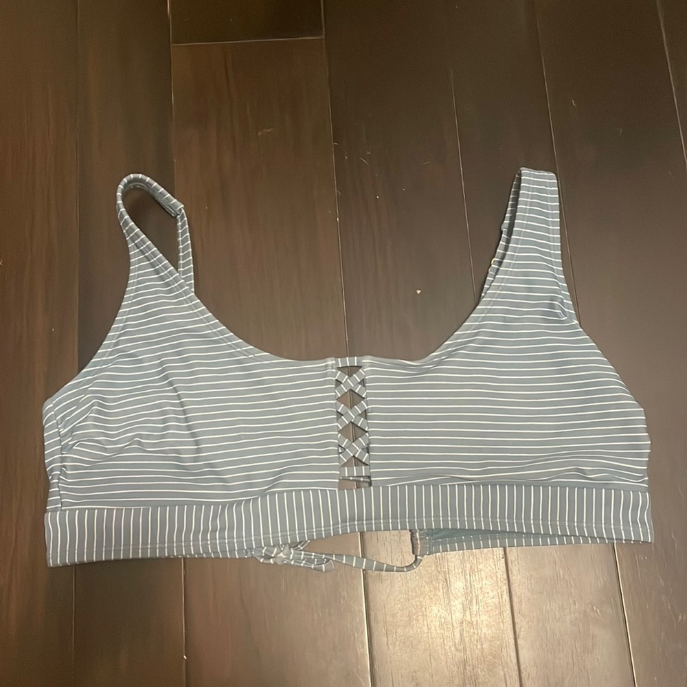 Striped Bikini Top